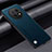 Soft Luxury Leather Snap On Case Cover S02 for Oppo A2 Pro 5G Blue