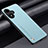 Soft Luxury Leather Snap On Case Cover S02 for Oppo A2m 5G Mint Blue