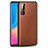 Soft Luxury Leather Snap On Case Cover S02 for Oppo Find X2 Neo