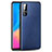 Soft Luxury Leather Snap On Case Cover S02 for Oppo Find X2 Neo Blue