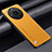 Soft Luxury Leather Snap On Case Cover S02 for Realme Narzo 60 5G Yellow