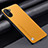 Soft Luxury Leather Snap On Case Cover S02 for Realme Q5x 5G Yellow