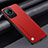 Soft Luxury Leather Snap On Case Cover S02 for Vivo Y02 Red