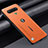 Soft Luxury Leather Snap On Case Cover S02 for Xiaomi Black Shark 4 5G Orange