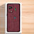 Soft Luxury Leather Snap On Case Cover S02 for Xiaomi Black Shark 5 Pro 5G Red