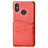 Soft Luxury Leather Snap On Case Cover S02 for Xiaomi Mi 8 Red