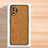 Soft Luxury Leather Snap On Case Cover S02 for Xiaomi Poco F3 GT 5G Brown