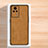 Soft Luxury Leather Snap On Case Cover S02 for Xiaomi Redmi K60E 5G Brown