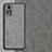 Soft Luxury Leather Snap On Case Cover S02 for Xiaomi Redmi Note 11E Pro 5G Gray