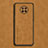 Soft Luxury Leather Snap On Case Cover S02 for Xiaomi Redmi Note 9 5G Brown