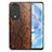 Soft Luxury Leather Snap On Case Cover S02D for Huawei Honor 80 5G