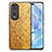 Soft Luxury Leather Snap On Case Cover S02D for Huawei Honor 80 Pro 5G