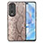 Soft Luxury Leather Snap On Case Cover S02D for Huawei Honor 80 Pro 5G