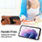 Soft Luxury Leather Snap On Case Cover S02D for Samsung Galaxy S21 Plus 5G