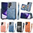 Soft Luxury Leather Snap On Case Cover S02D for Samsung Galaxy S23 Ultra 5G