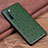 Soft Luxury Leather Snap On Case Cover S03 for Oppo F15 Green