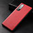 Soft Luxury Leather Snap On Case Cover S03 for Oppo Find X2 Red