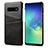 Soft Luxury Leather Snap On Case Cover S03 for Samsung Galaxy S10 Black