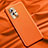 Soft Luxury Leather Snap On Case Cover S03 for Vivo iQOO 8 Pro 5G Orange
