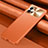 Soft Luxury Leather Snap On Case Cover S03 for Vivo iQOO 9 5G Orange