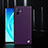 Soft Luxury Leather Snap On Case Cover S03 for Vivo iQOO Z6x Purple
