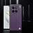 Soft Luxury Leather Snap On Case Cover S03 for Vivo X90 Pro+ Plus 5G Purple