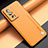 Soft Luxury Leather Snap On Case Cover S03 for Xiaomi Poco F5 Pro 5G Orange