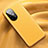 Soft Luxury Leather Snap On Case Cover S04 for Huawei Nova 8 Pro 5G Yellow