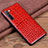 Soft Luxury Leather Snap On Case Cover S04 for Oppo Reno3 Red