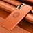 Soft Luxury Leather Snap On Case Cover S04 for Samsung Galaxy S23 Plus 5G Orange