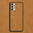 Soft Luxury Leather Snap On Case Cover S05 for Samsung Galaxy A13 4G Light Brown