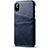 Soft Luxury Leather Snap On Case Cover S06 for Apple iPhone X