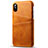 Soft Luxury Leather Snap On Case Cover S06 for Apple iPhone X