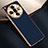 Soft Luxury Leather Snap On Case Cover S06 for Oppo Find X7 Ultra 5G Blue