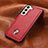 Soft Luxury Leather Snap On Case Cover S06D for Samsung Galaxy S21 5G