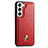 Soft Luxury Leather Snap On Case Cover S06D for Samsung Galaxy S21 5G