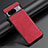 Soft Luxury Leather Snap On Case Cover S07 for Google Pixel 8 5G Red