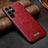 Soft Luxury Leather Snap On Case Cover S07 for Samsung Galaxy S23 Ultra 5G