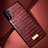 Soft Luxury Leather Snap On Case Cover S08 for Samsung Galaxy S21 FE 5G Brown