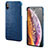 Soft Luxury Leather Snap On Case Cover S12 for Apple iPhone X