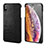 Soft Luxury Leather Snap On Case Cover S12 for Apple iPhone Xs Max