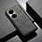 Soft Luxury Leather Snap On Case Cover ST1 for Huawei P50 Black