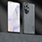 Soft Luxury Leather Snap On Case Cover ST4 for Huawei Nova 9 Pro Dark Gray