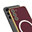 Soft Luxury Leather Snap On Case Cover with Mag-Safe Magnetic AC1 for Samsung Galaxy S21 Plus 5G