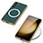 Soft Luxury Leather Snap On Case Cover with Mag-Safe Magnetic AC1 for Samsung Galaxy S22 Plus 5G