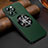 Soft Luxury Leather Snap On Case Cover with Mag-Safe Magnetic LD2 for Apple iPhone 15 Pro Green