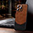 Soft Luxury Leather Snap On Case Cover with Mag-Safe Magnetic LD4 for Apple iPhone 14 Pro Max