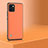 Soft Luxury Leather Snap On Case Cover WZ1 for Samsung Galaxy A03 Orange