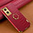 Soft Luxury Leather Snap On Case Cover XD1 for OnePlus Nord N20 5G Red