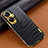 Soft Luxury Leather Snap On Case Cover XD1 for Realme C55 Black